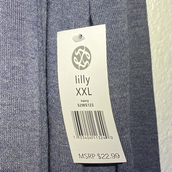 A1925 - D2 - Eden Ruth - Size XXL Woman Top ~ Cardigan, Cardigan Sweater, Gray - Picture 8 of 10